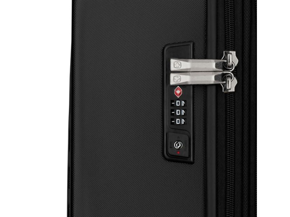 Чемодан WENGER Matrix, черный, поликарбонат, 55 x 75 x 29,5 см, 96 л