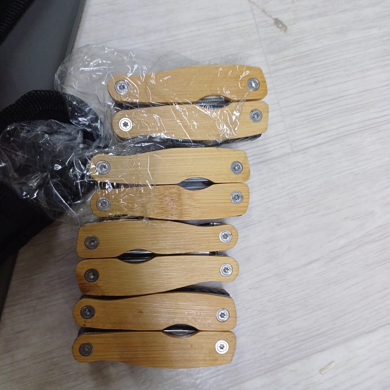 Мультитул-пассатижи, бамбук