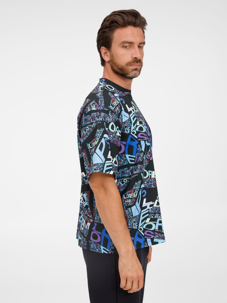 Футболка из бифлекса Morfiss с полной запечаткой на заказ, размер XL/XXL