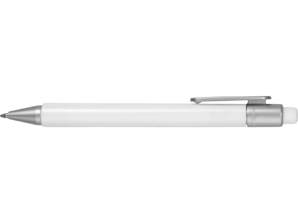 Ручка шариковая Athens черные чернила, белый