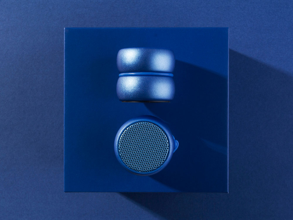 Портативные парные колонки TWS YoYo Stereo, синий