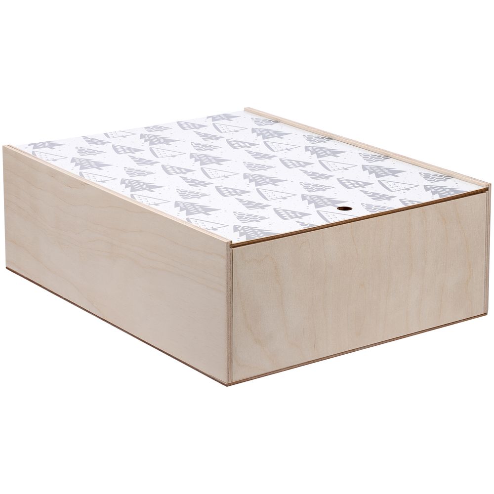 Коробка «Снежность» с логотипом  | Print Logo