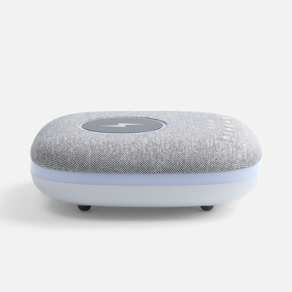 Bluetooth-колонка с беспроводной зарядкой и подсветкой Terrafonic фото на сайте Print Logo.