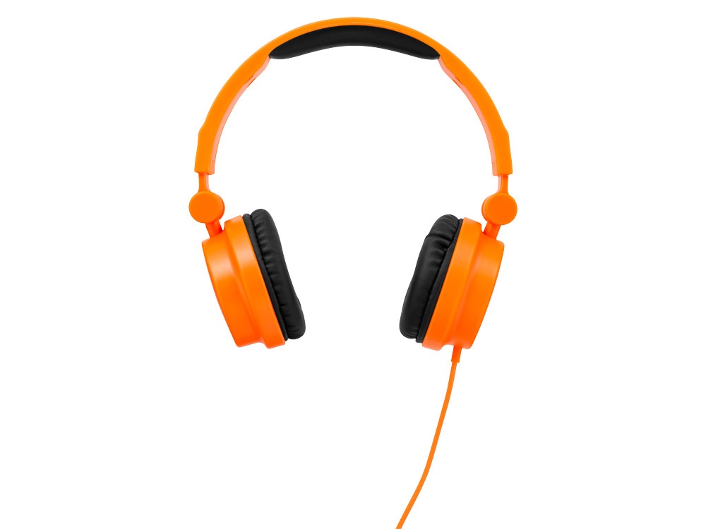 Наушники складные Rally, оранжевый