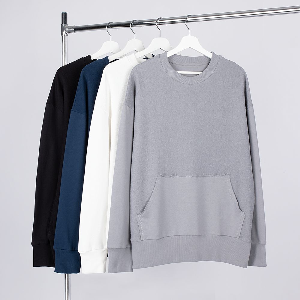 Свитшот оверсайз унисекс Vozduh фото на сайте Print Logo.