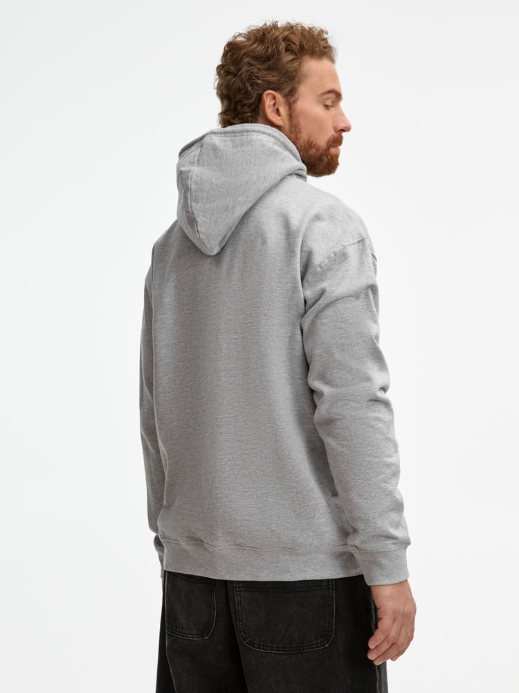 Худи унисекс Condor, серый меланж, размер 3XL