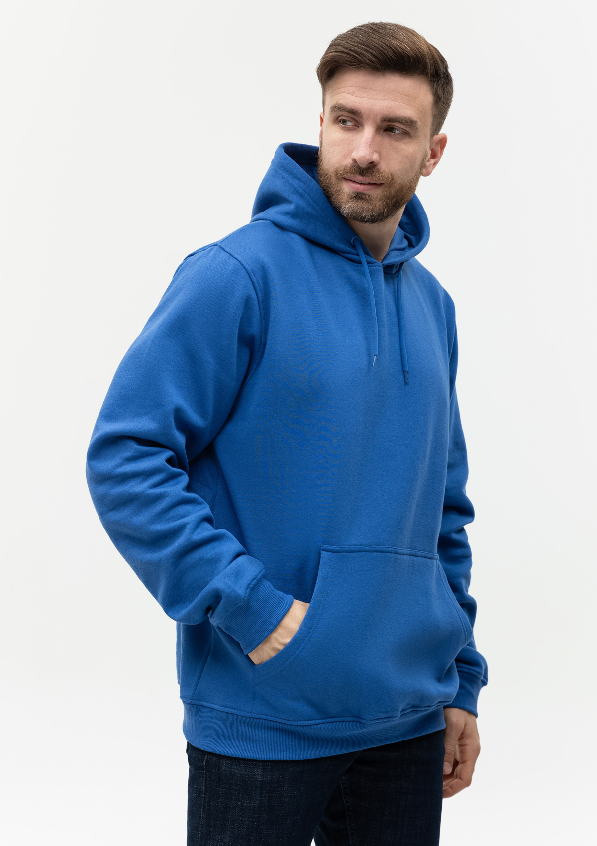 Худи унисекс STAN футер с начёсом 260, 20, Синий,  (16/1)  (46/S)