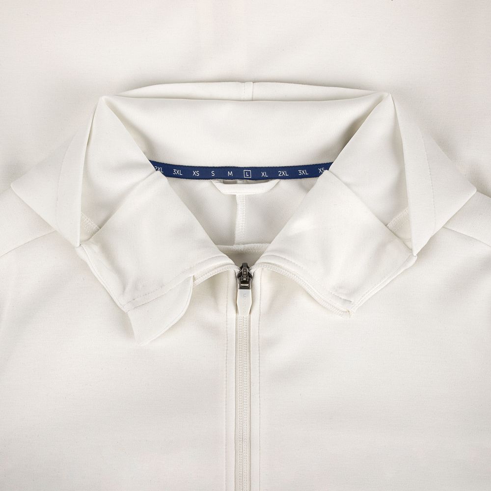 Куртка с капюшоном унисекс Begi, молочно-белая, размер XXL