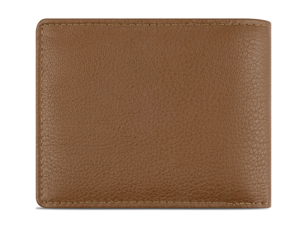 Портмоне BUGATTI Banda, с защитой RFID, коньячного цвета цвет, кожа/полиэстер, 10,5х2х8,3 см