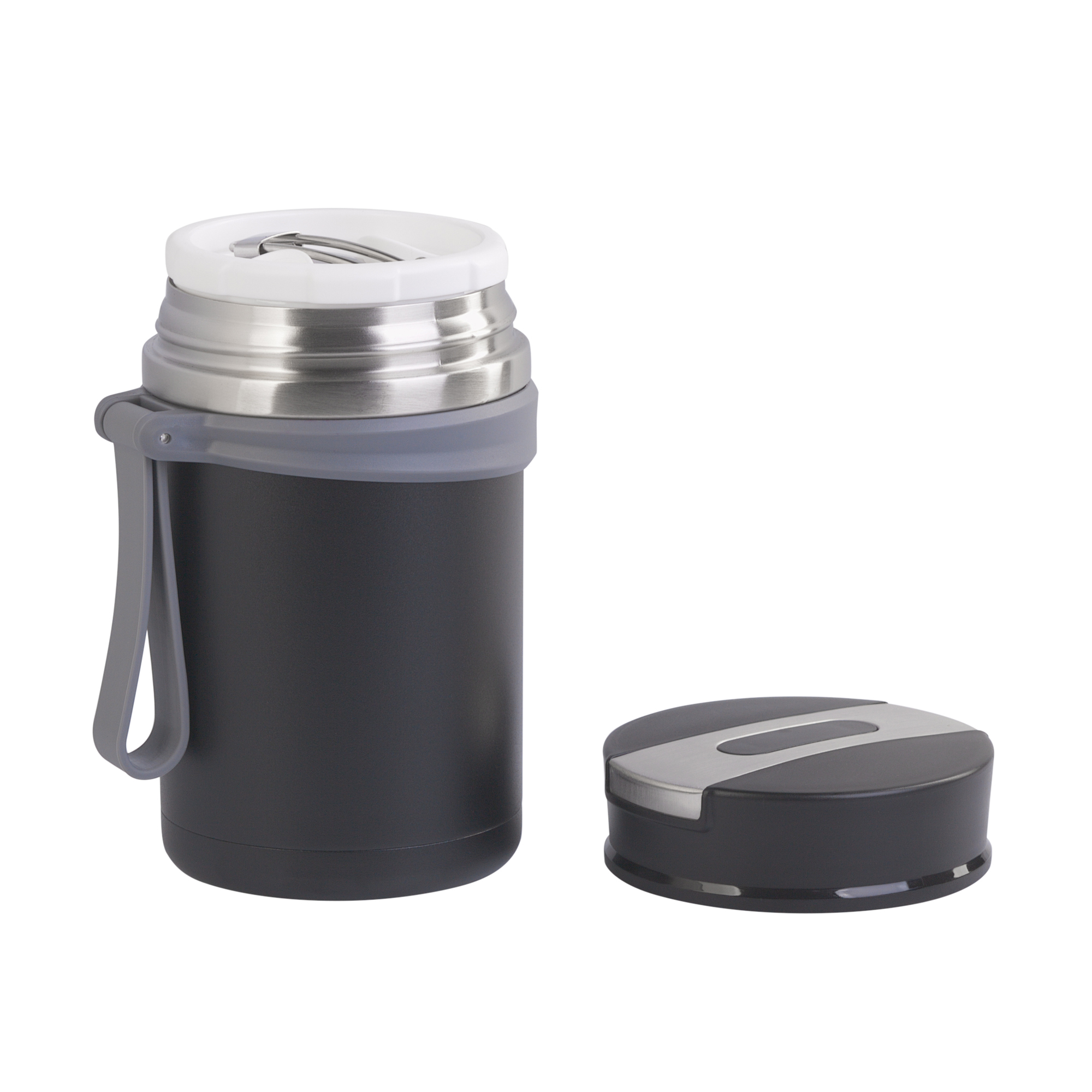 Термос для еды "Take away" 600 мл, покрытие пудра фото на сайте Print Logo.