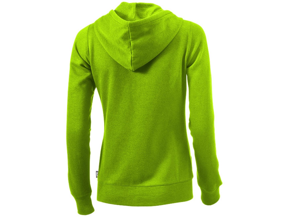Толстовка Open женская с капюшоном, зеленое яблоко