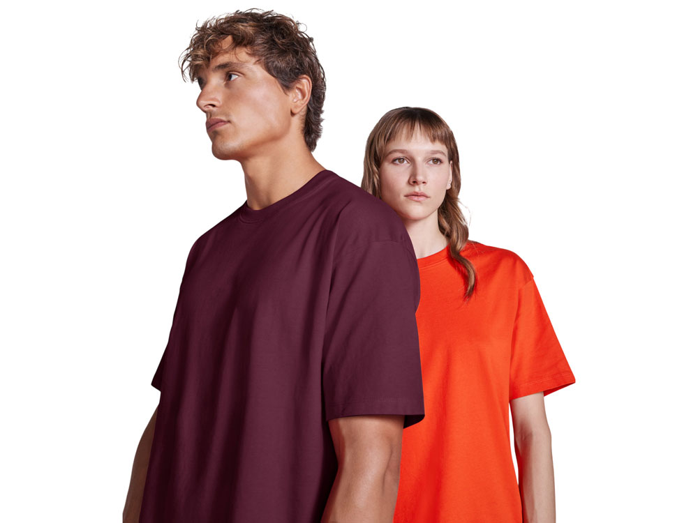 Футболка оверсайз Bull унисекс, сливовый