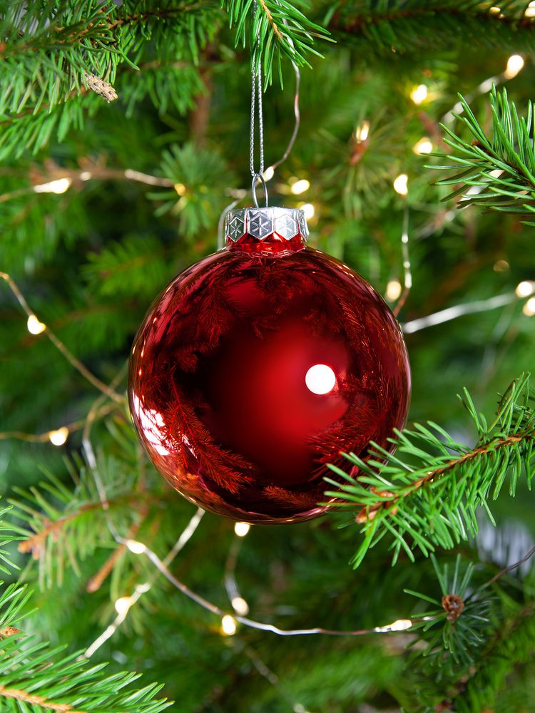 Елочный шар Finery Gloss, 8 см