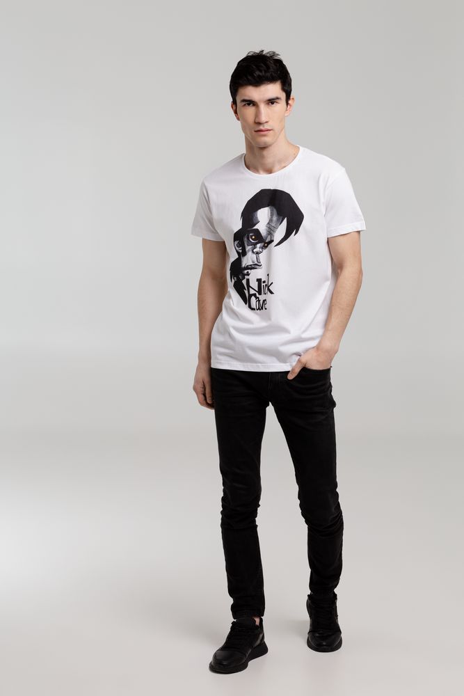 Футболка «Меламед. Nick Cave» — пример нанесения логотипа (Author's) | Print Logo