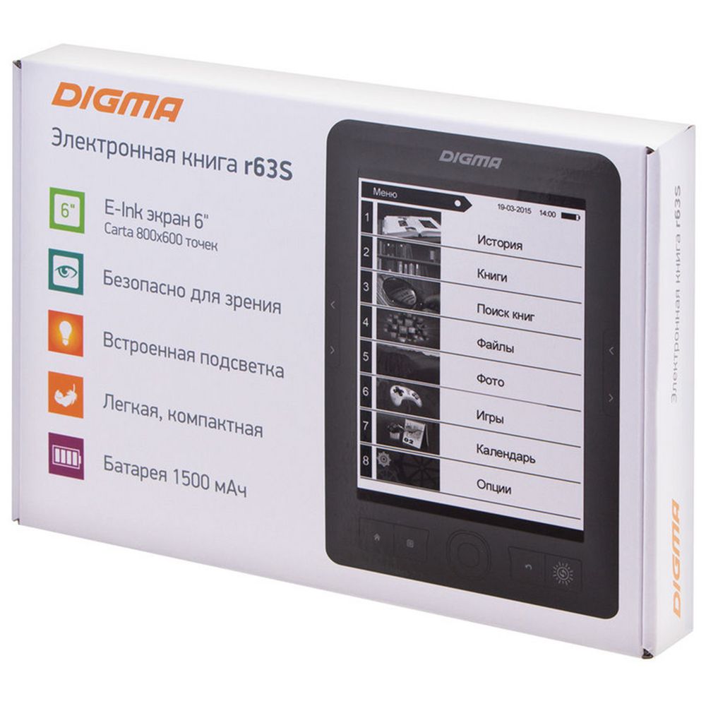 Электронная книга Digma R63S фото на сайте Print Logo.