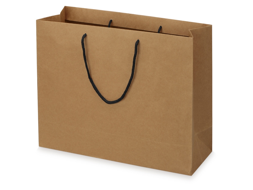 Пакет подарочный Kraft L с логотипом  | Print Logo