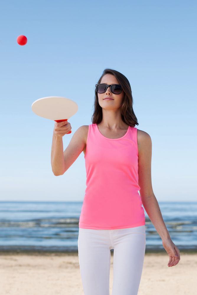 Набор для игры в пляжный теннис Cupsol — пример нанесения логотипа (Makito) | Print Logo