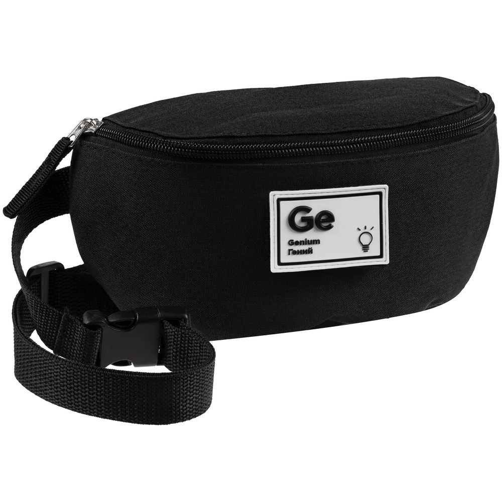 Поясная сумка с патчами «Химия состояний» — пример нанесения логотипа (Соль) | Print Logo