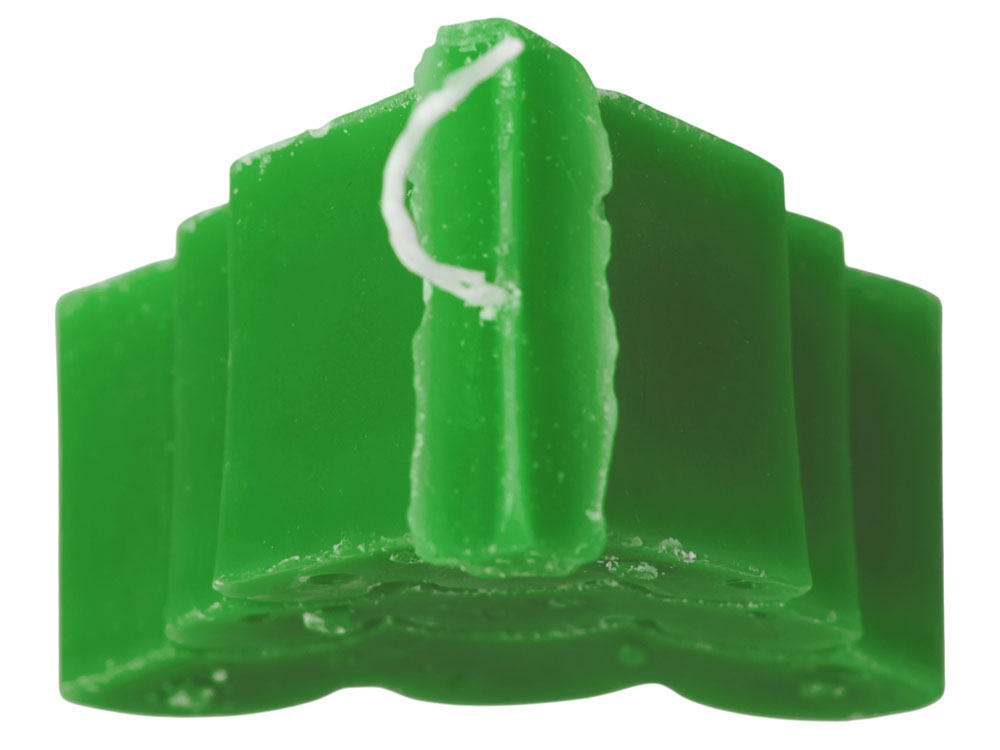 Свеча Елочка, зеленый