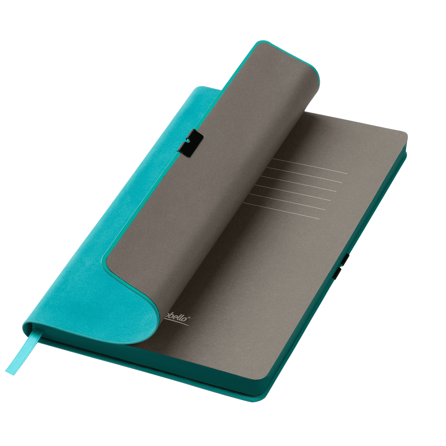 Ежедневник Ин Велюр (In Velour) недатированный, бирюзовый