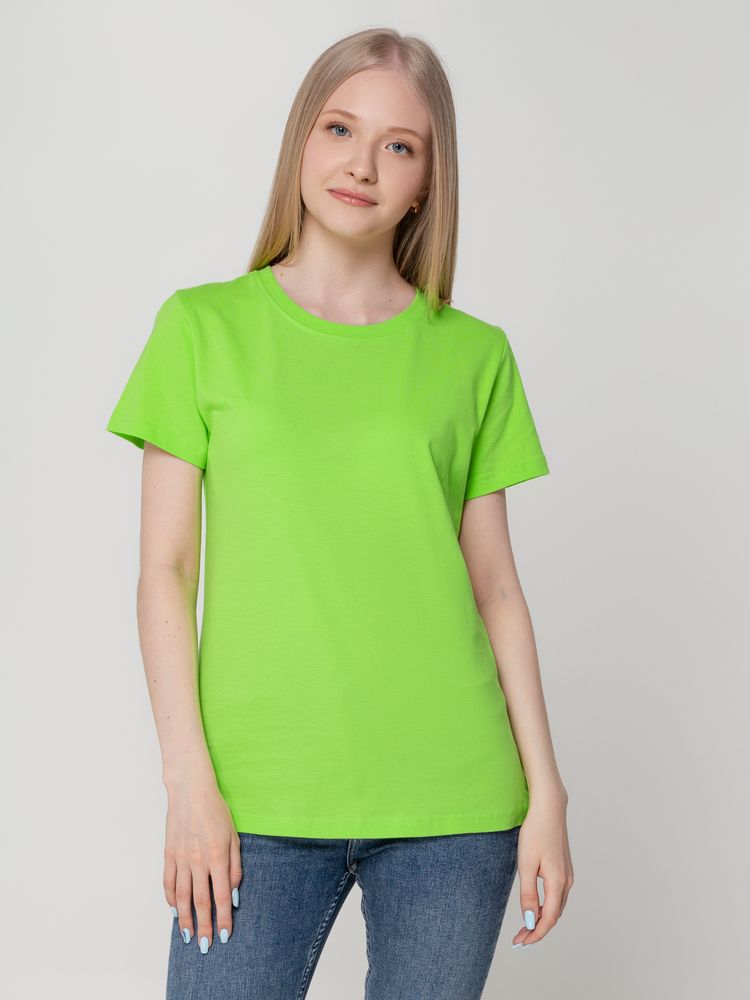 Футболка женская T-bolka Lady зеленое яблоко, размер M