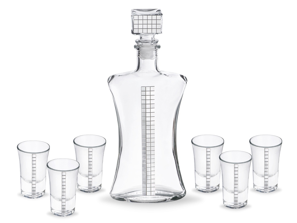 Набор для водки Матрица с логотипом  | Print Logo