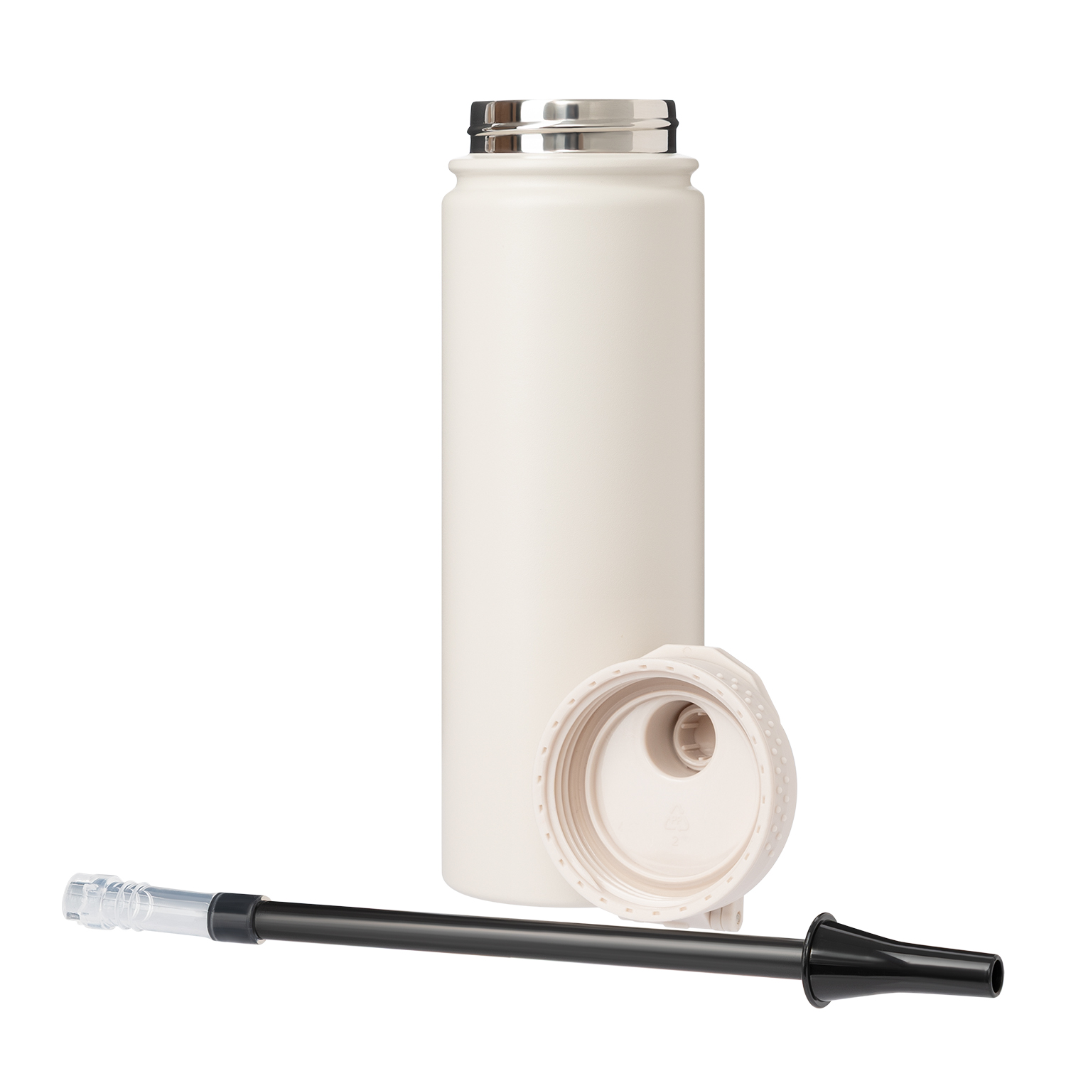 Термобутылка вакуумная герметичная Савона (Savona), бежевая