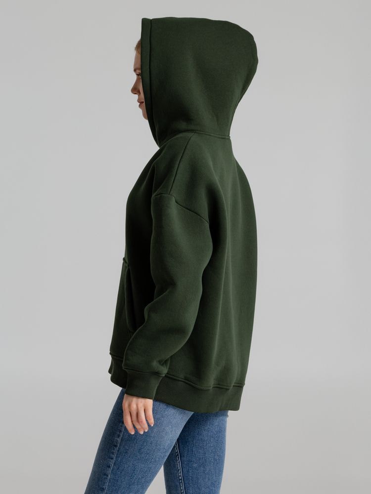 Худи Kulonga Oversize, темно-зеленый хаки, размер XL/XXL