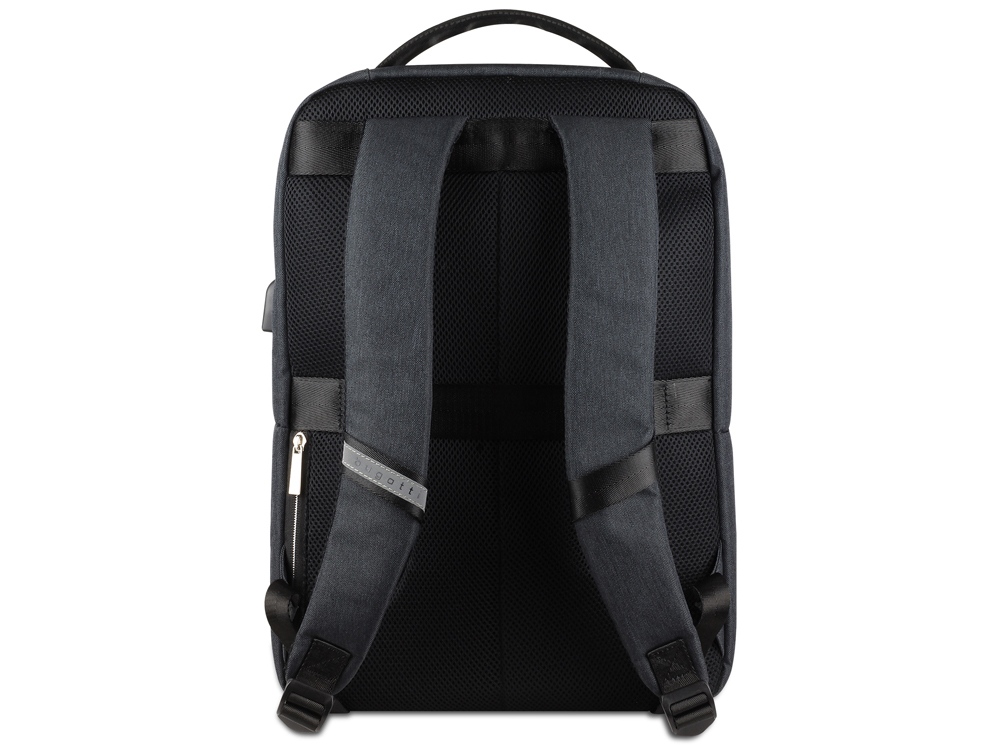 Рюкзак мужской BUGATTI СЕРА | SERA 15'', антрацитовый, полиэстер, 32х12х46 см, 16 л