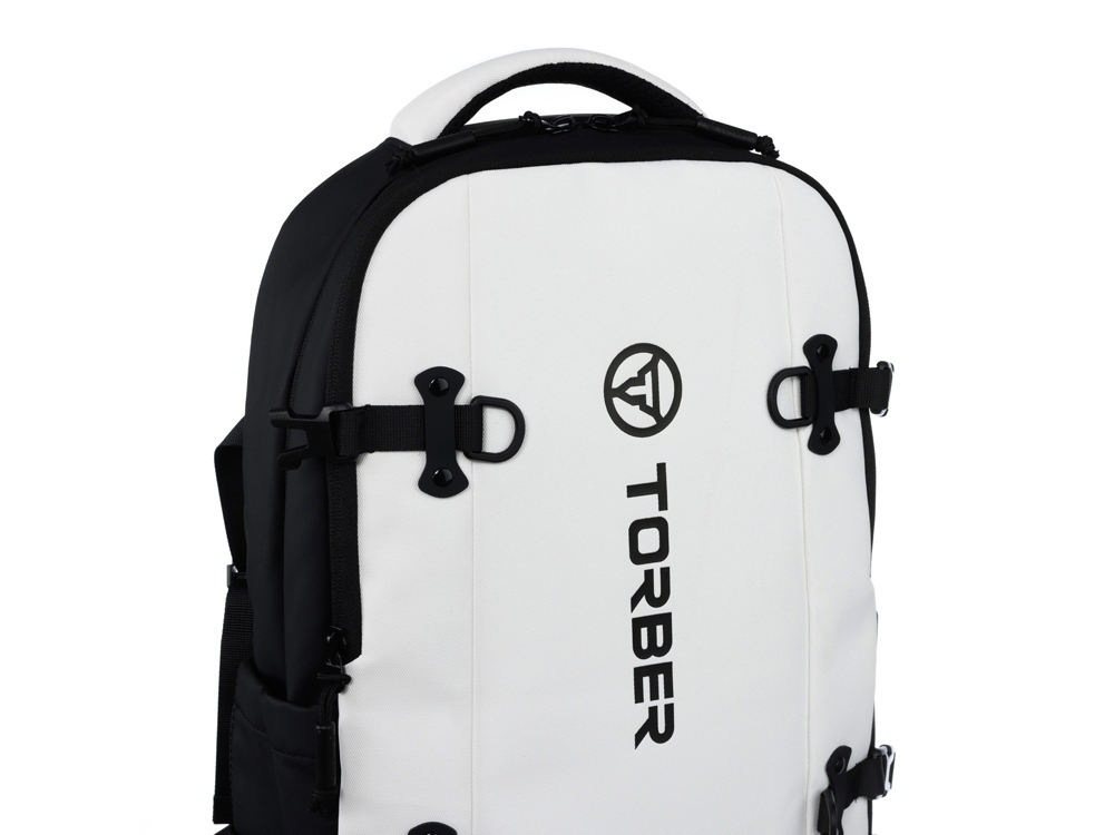 Рюкзак спортивный TORBER ЭКСТРИМ 18, белый/чёрный, 31 х 12 х 46 см, 17л