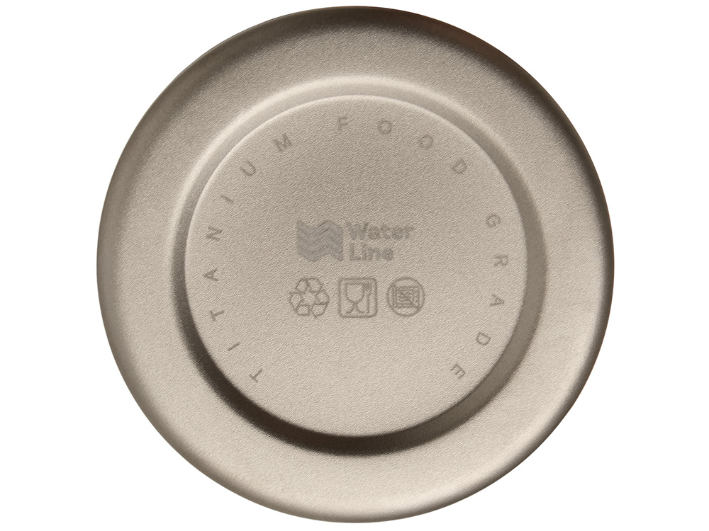 Бутылка для воды из титана Titan, 750ml, темно-серый