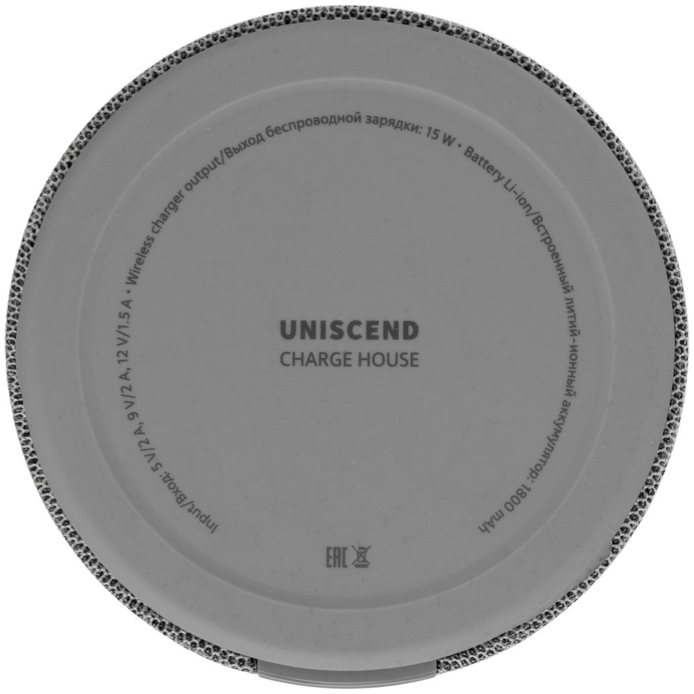 Колонка c беспроводной зарядкой и подсветкой Charge House