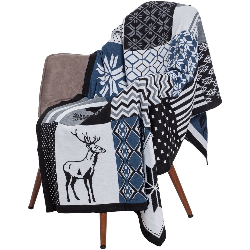 Плед North Colour с логотипом teplo | Print Logo