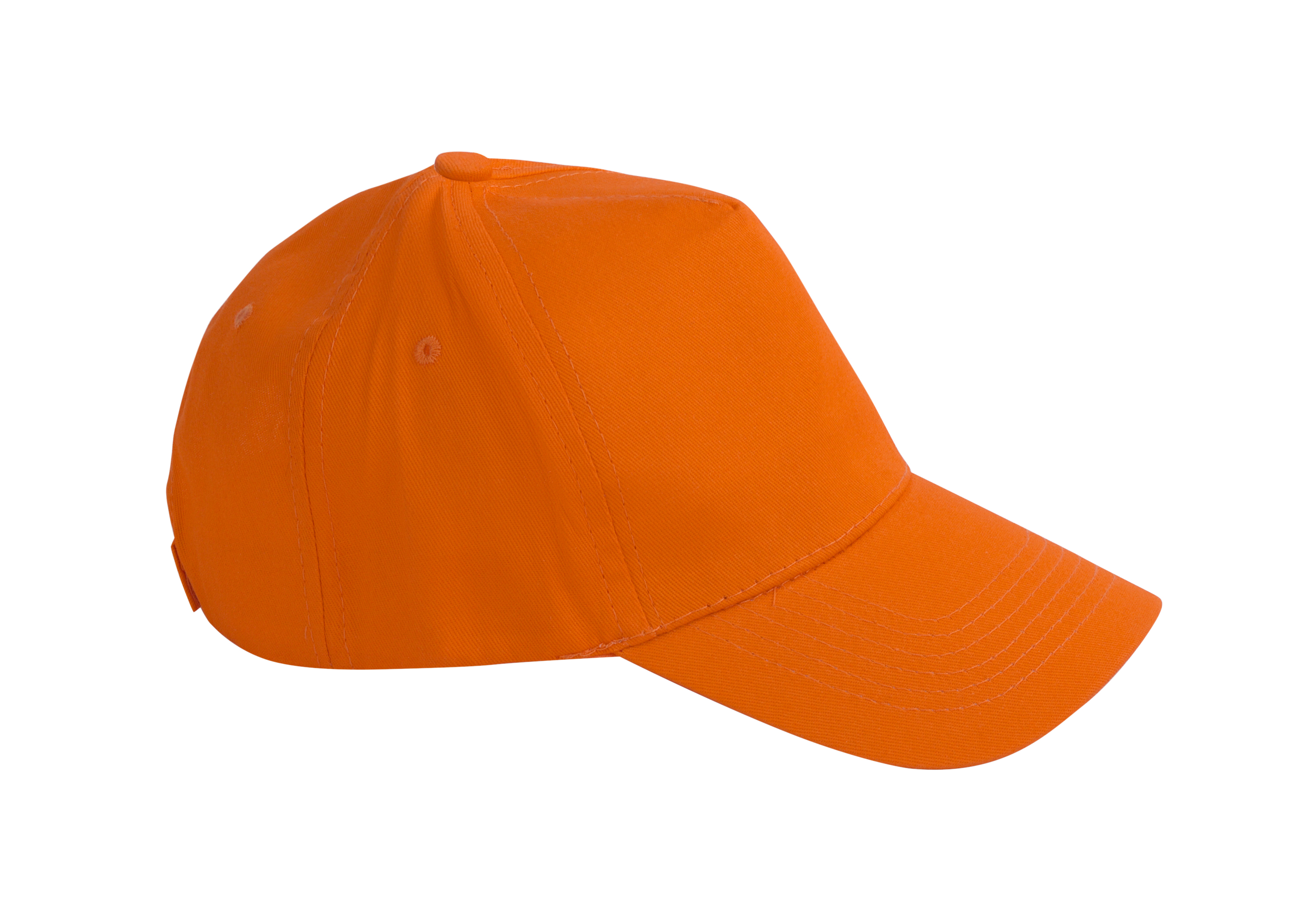 Бейсболка, 5 клиньев, желтый