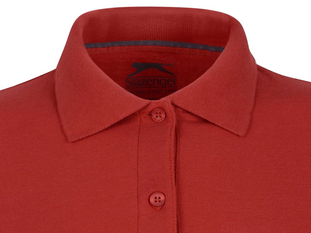 Рубашка поло Point женская с длинным рукавом, красный