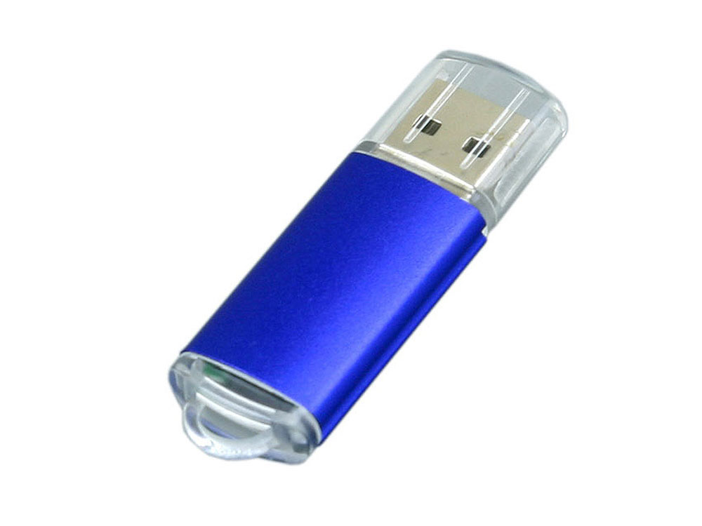 USB 2.0- флешка на 4 Гб с прозрачным колпачком с логотипом  | Print Logo