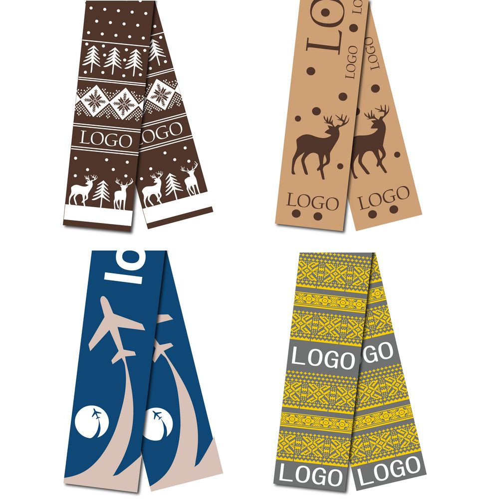 Шарф на заказ Tricksy Classic Fint, L фото на сайте  Print Logo.