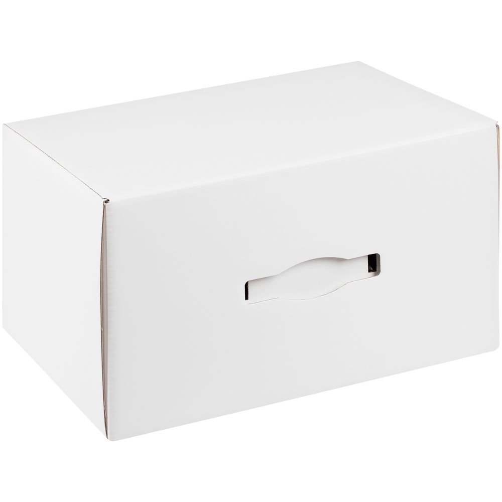 Набор Fleecy с термостаканом белый фото на сайте Print Logo.