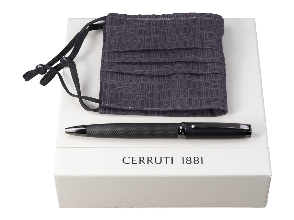 Набор: маска защитная, ручка шариковая с логотипом Cerruti 1881 | Print Logo