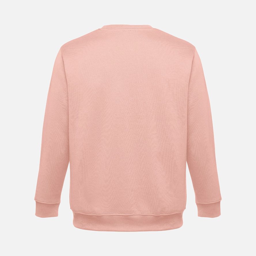 Свитшот унисекс Delta, розовый (лососевый), размер M