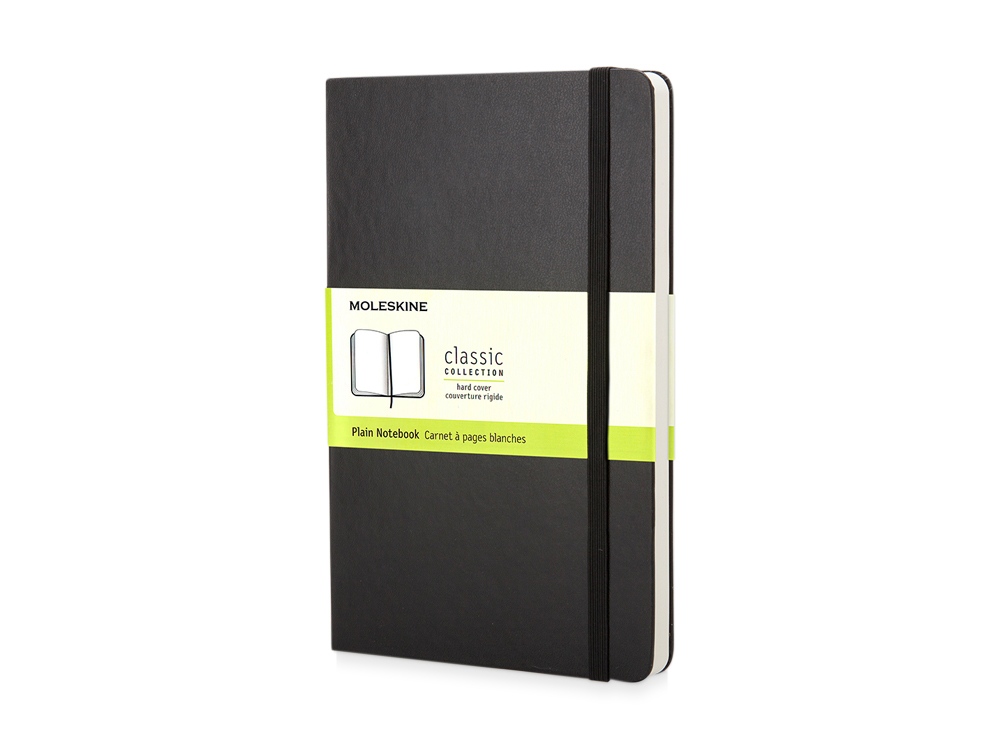 Записная книжка А6 (Pocket) Classic (нелинованный) с логотипом Moleskine | Print Logo