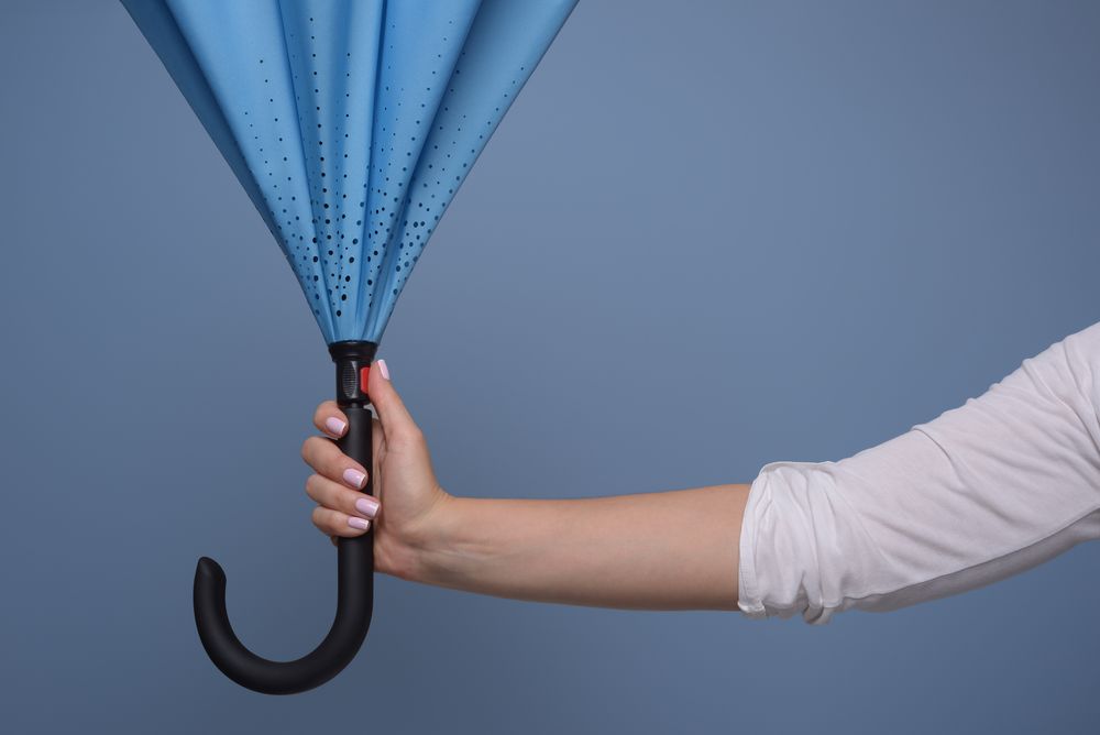 Зонт наоборот Style, трость