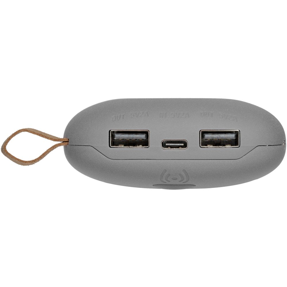 Аккумулятор с беспроводной зарядкой Pebble Wireless 9000 мАч фото на сайте Print Logo.