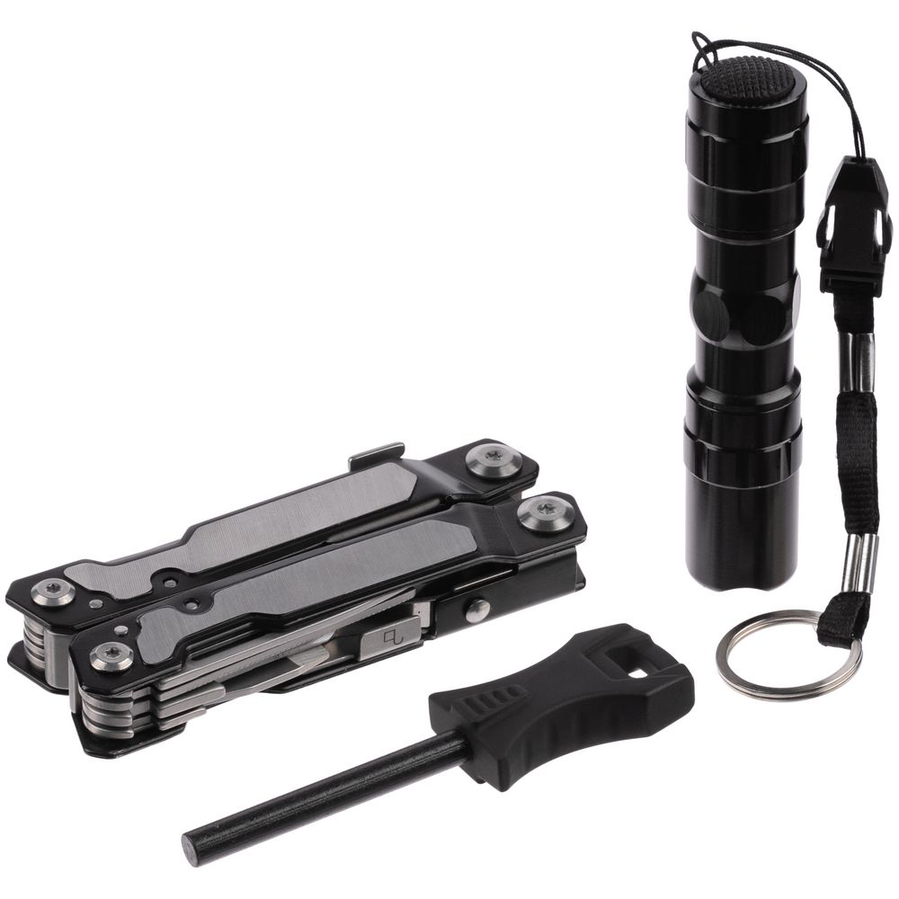 Набор Forster: мультиинструмент, фонарик, огниво фото на сайте Print Logo.