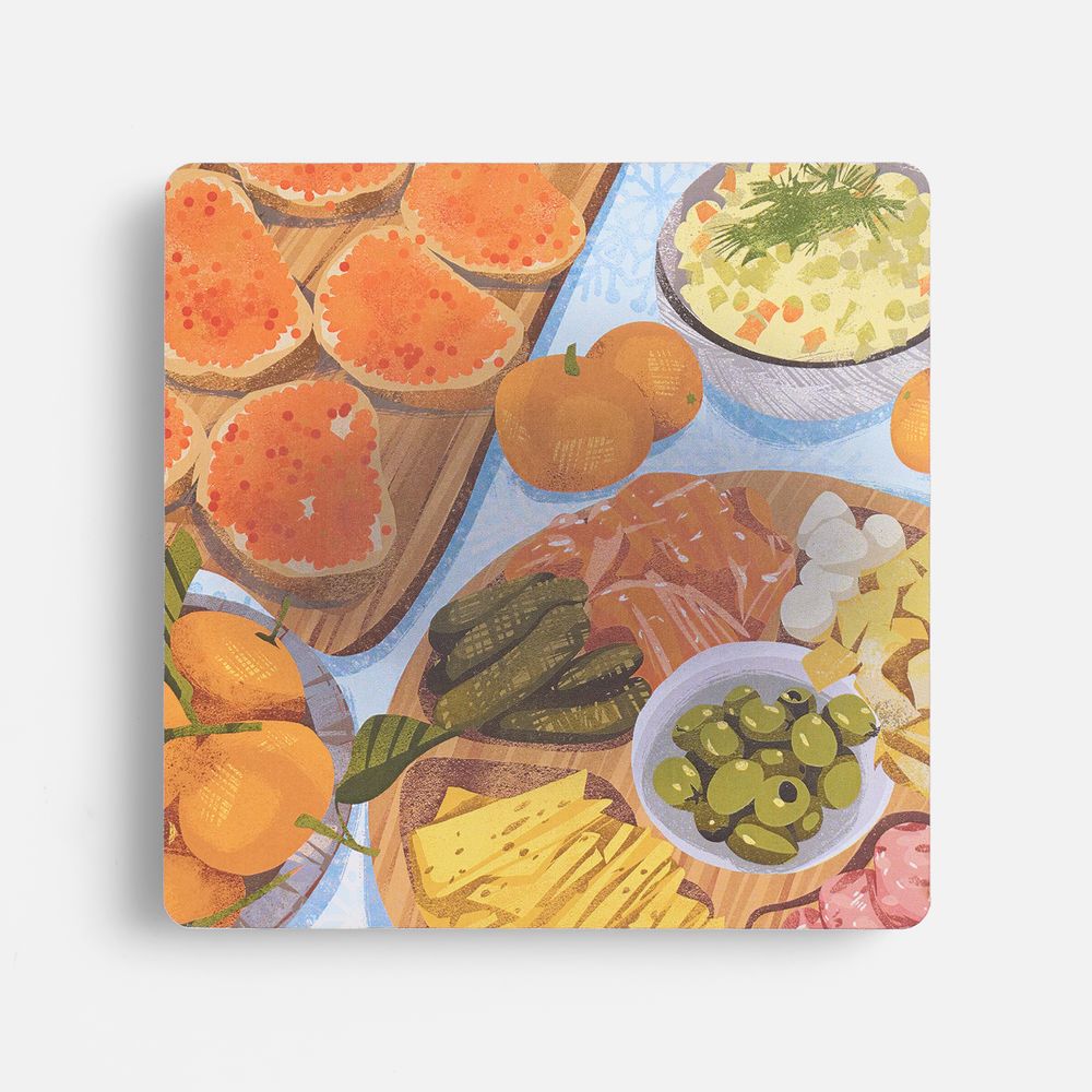 Игра крестики-нолики «Criss Cross. Снегошарики» фото на сайте Print Logo.