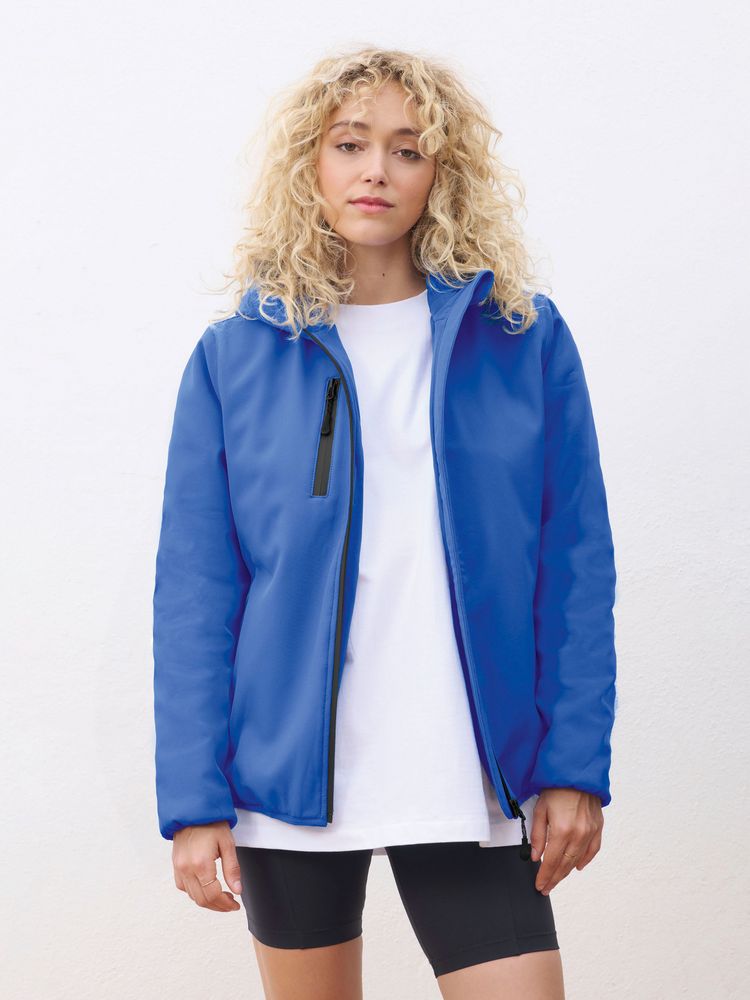 Куртка софтшелл с капюшоном женская Falcon Women, темно-серая, размер 3XL