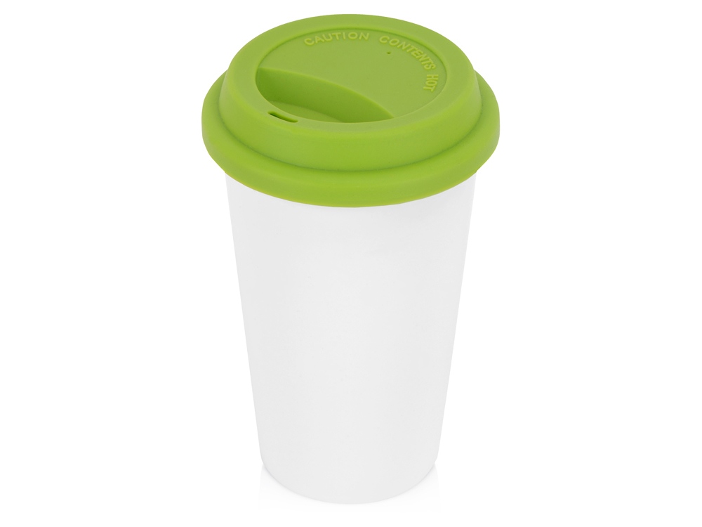 Кружка Нью-Йорк с силиконовой крышкой с логотипом  | Print Logo