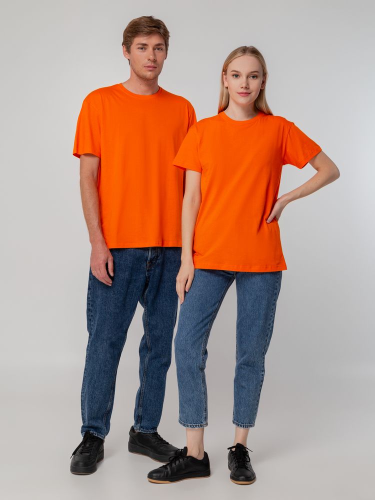 Футболка унисекс T-bolka 140, оранжевая, размер XL
