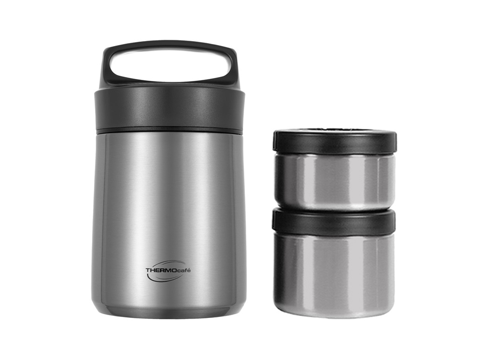 Термос с двумя контейнерами THERMOcafe TCLB-1480SY, 1480 мл с логотипом THERMOS | Print Logo