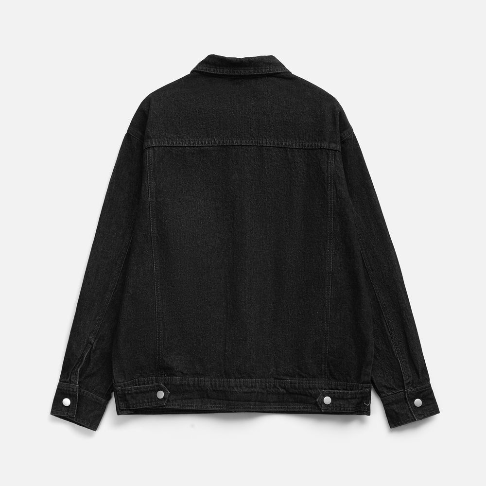 Куртка джинсовая O1, черная, размер 3XL/4XL